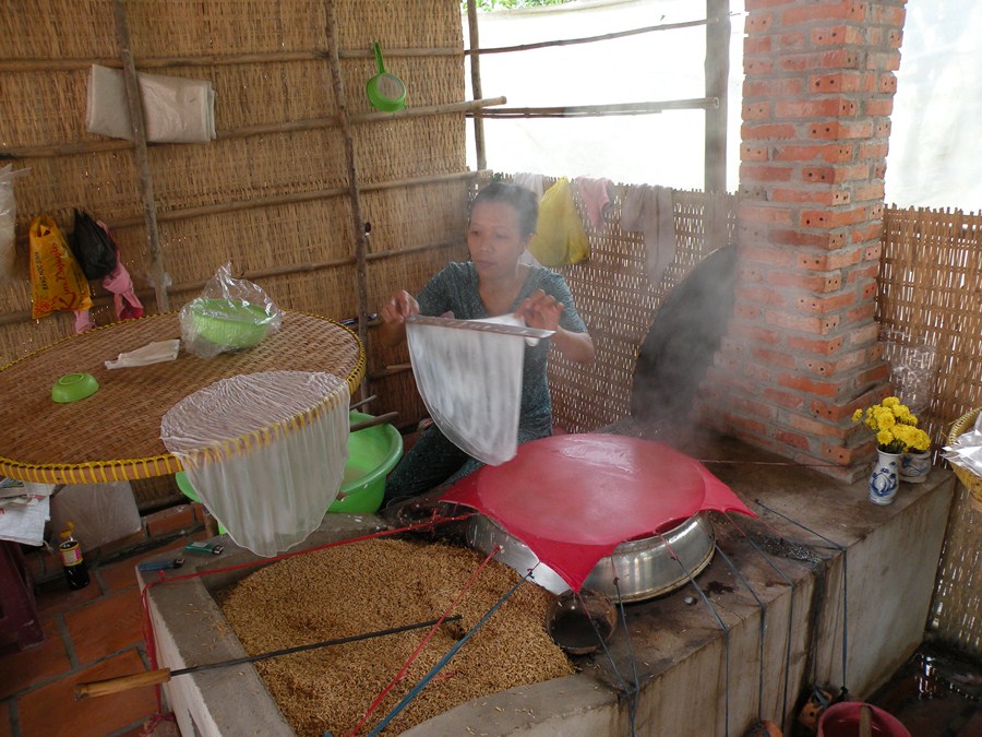 obleas de arroz Delta del Mekong